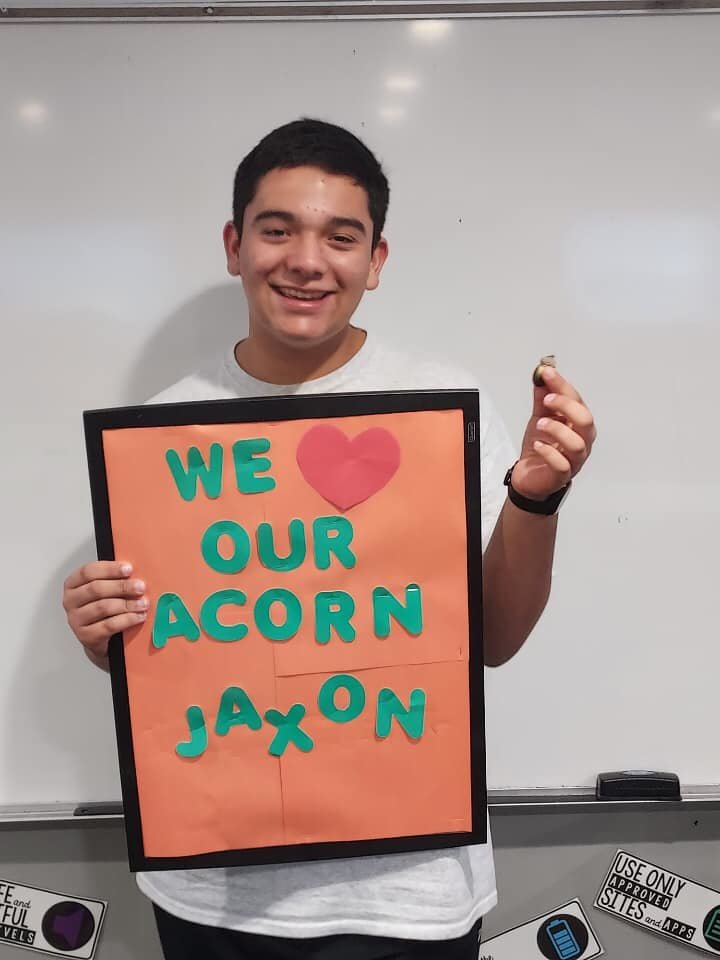 Ninth grade Acorn Jaxon